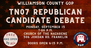 WCRP TN07 Special Election Republican Candidate Debate
