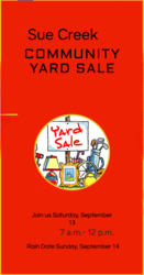 Sue Creek community Yard Sale