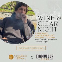 Wine & Cigar Night at Cuda Ridge