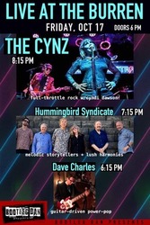 Bootleg Dan Presents: THE CYNZ, Hummingbird Syndicate, Dave Charles Band