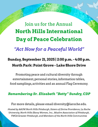 North Hills Annual International Day of Peace Celebration 2025
