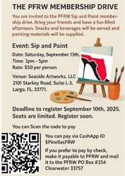 PInellas Federated Republican Women Invites you to Sip'N' Paint