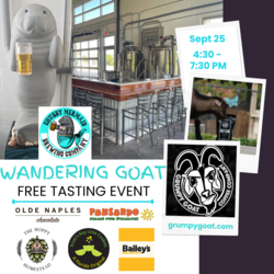 Chubby Mermaid Brewing last stop for Wandering Goat tasting event