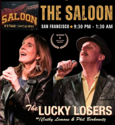 Lucky Losers at The Saloon 9:30pm