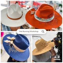 Burn & Bloom:  Hat Burning and Decorating with AR Workshop at Helvetia Winery!