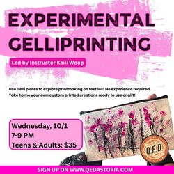 Experimental Gelliprinting Workshop