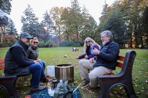 Cozy Autumn Fires and Tasty Treats
