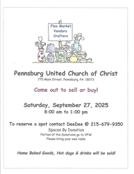 Flea Market and Bake Sale