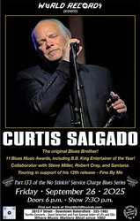 CURTIS SALGADO - Live and Onstage @ World Records Friday September 26, 2025