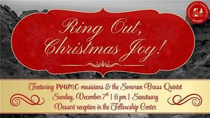 Free Community Concert - Ring Out, Christmas Joy! 12/7/2025 6pm PVUMC 4455 E Lincoln Dr 85253