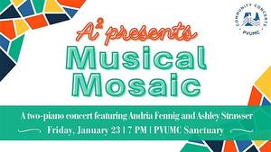 Free Community Concert - A2 two piano, four hands featuring Andria Fennig and Ashley Strawser PVUMC