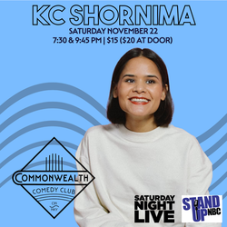 KC SHORNIMA presented by Commonwealth Comedy Club