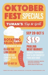 Oktoberfest at Tuman’s Tap & Grill
