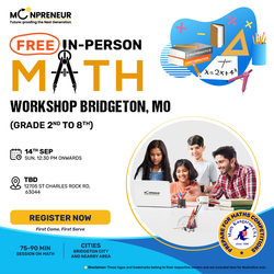 In-Person Free Math Workshop for Kids at Bridgeton, MO