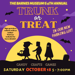 The Barnes Museum 4th Annual Trunk or Treat
