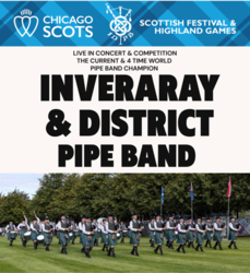2025 World Champion Pipe Band Inveraray & District Pipe Band, Make A Rare U.S. Appearance In Concert