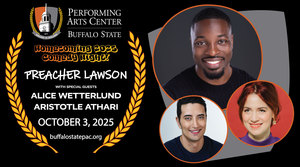 Preacher Lawson with special guests Alice Wetterlund and Aristotle Arthari