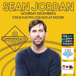 SEAN JORDAN presented by Commonwealth Comedy Club