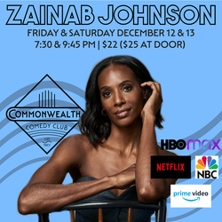 ZAINAB JOHNSON presented by Commonwealth Comedy Club
