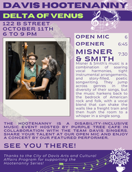 Misner & Smith @ Delta of Venus (Purple Tree Hootenanny)