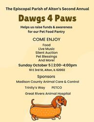 The Episcopal Parish of Alton's Second Annual Dawgs 4 Paws!