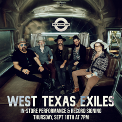 WEST TEXAS EXILES In-Store Performance & Record Signing