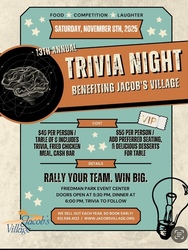 Jacobs Village 13th Annual Trivia Night
