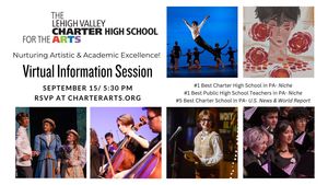 Lehigh Valley Charter High School for the Arts- Virtual Information Session