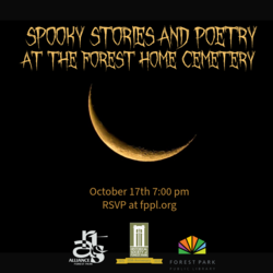 Spooky Stories and Poetry at the Forest Home Cemetery