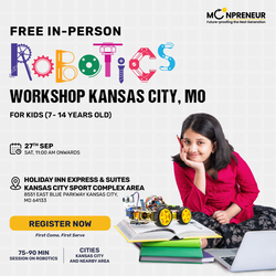 In-Person Free Robotics/Math Workshop for Kids at Kansas City, MO (7-14)