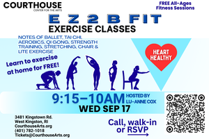 EZ 2 B Fit Exercise with Lu-anne Cox – 9/17/25 9:15-10AM