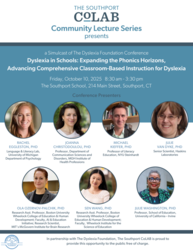 The Southport CoLAB Community Lecture Series: A Simulcast of The Dyslexia Foundation Conference