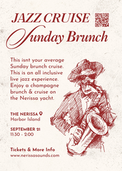 Nerissa Sounds Jazz Cruise & Sunday Brunch