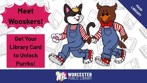 Meet Wooskers: Get Your Library Card to Unlock Purrks!