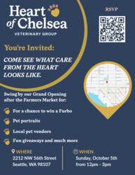 Heart of Chelsea Veterinary Group, Ballard Grand Opening Celebration