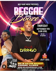 Wild Hare Music presents: Reggae & Booze feat: Dj Ringo in the Club Level Thursday September 11th