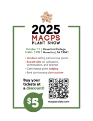 MACPS Carnivorous Plant Show
