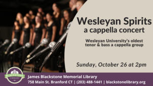 Wesleyan Spirits A Cappella Concert