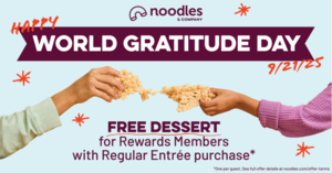 Noodles & Company World Gratitude Day