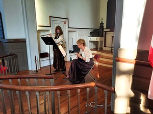 Music for the holidays, with flute & mandolin