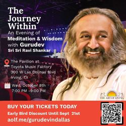 “Journey Within” Masterclass with Gurudev Sri Sri Ravi Shankar