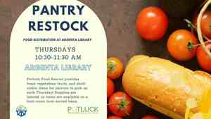Pantry Restock: Argenta Library Food Distribution