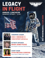 Frontiers of Flight Museum "Legacy in Flight" Luncheon Featuring Keynote Speaker Mark Armstrong