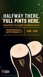 Halfway to St. Patrick's Day