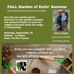 Fall Garden of Eatin' Seminar