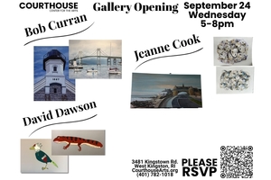 Gallery Opening – David Dawson, Bob Curran, Jeanne Cook 9/24/25 WED 5-8pm