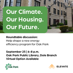 Help Shape a New Energy Efficiency Program for Oak Park
