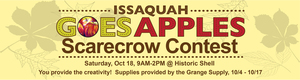 2025 Issaquah Goes Apples: Scarecrows on Front