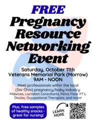 Pregnancy Resource Networking Event