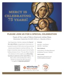 Feast of Our Lady of Mercy Diamond Jubilee